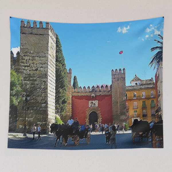 Item preview, Alcázar of Seville designed and sold by Thispoeticlife.