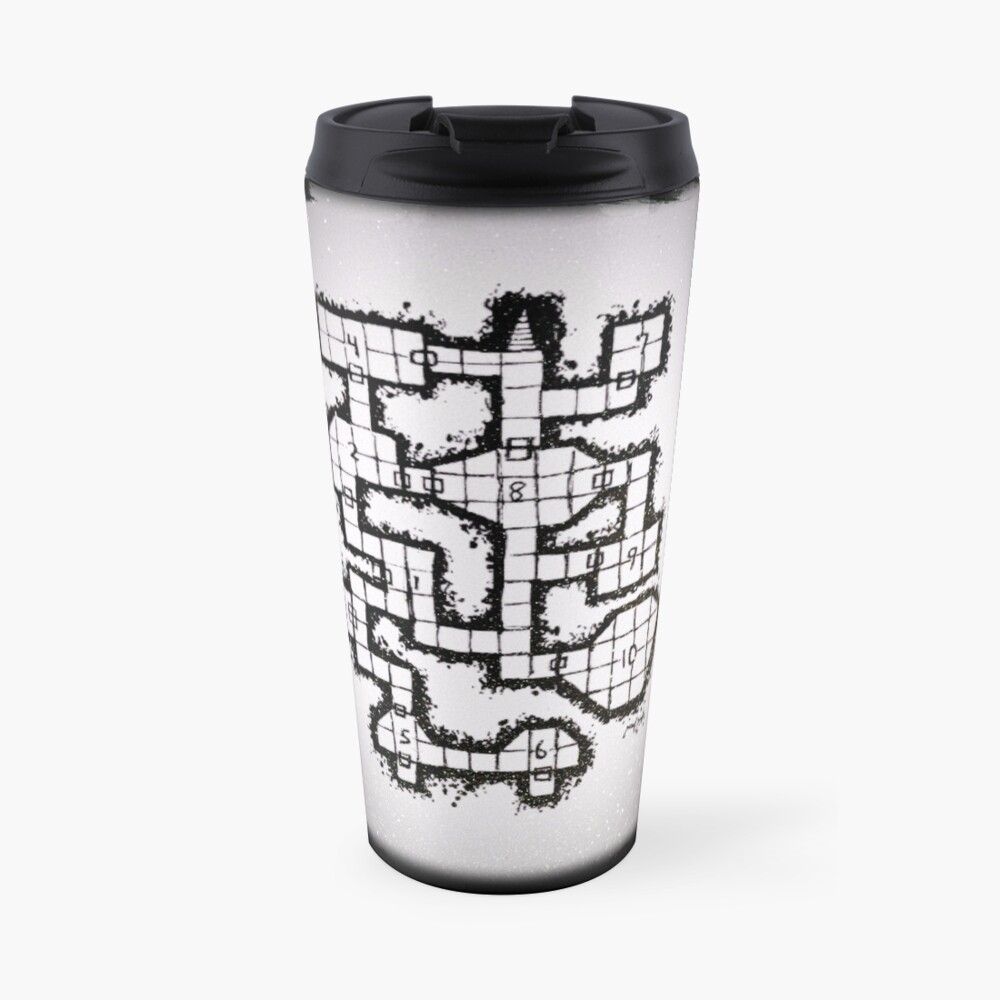 Old School Dungeon 001 Travel Mug