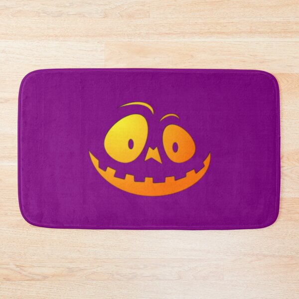 Item preview, Cheeky Pumpkin Face on Dark Zombie Purple designed and sold by Creepyhollow.