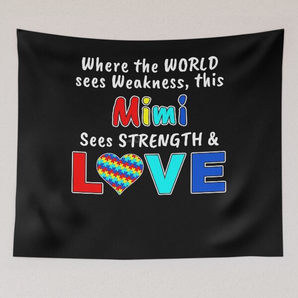Item preview, Autism Awareness Mimi Strength Love designed and sold by wilsonellis.