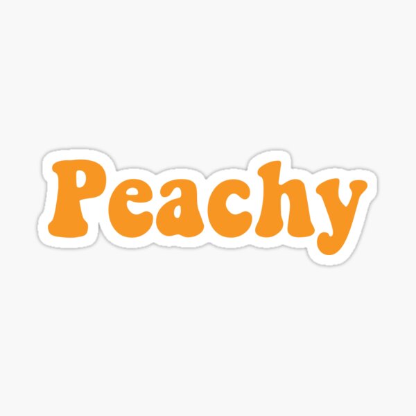 Peachy Font Gifts Merchandise for Sale Redbubble