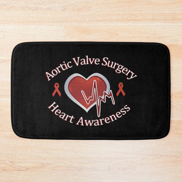 Item preview, Heart Aortic Valve Surgery Awareness Cardiac Survivor designed and sold by wordsonly.