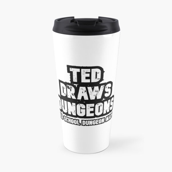 Ted Draws Dungeons Logo Travel Mug