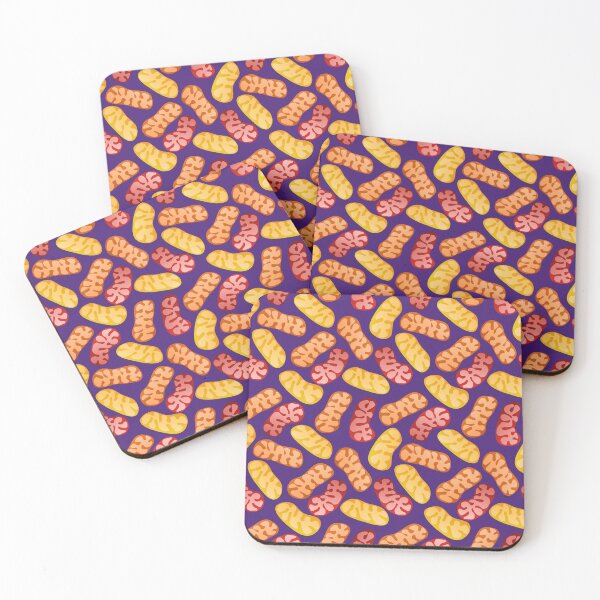 Item preview, Digital Mitochondria in Warm Colors designed and sold by Hodgepodge Bricolage.