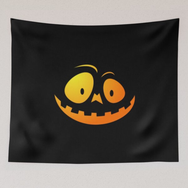 Item preview, Cheeky Pumpkin Face on Cat Black for Halloween designed and sold by Creepyhollow.