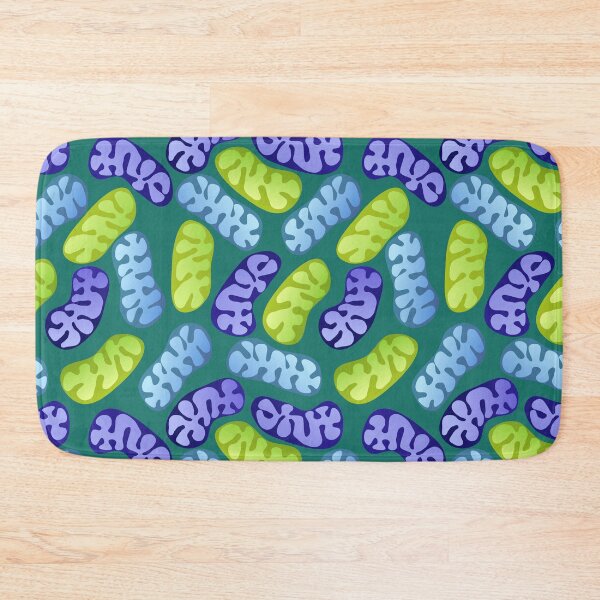 Item preview, Digital Mitochondria in Cool Colors designed and sold by Hodgepodge Bricolage.