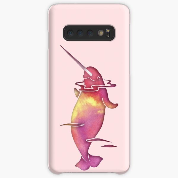 Peach Sea Narwhal Samsung Galaxy Snap Case