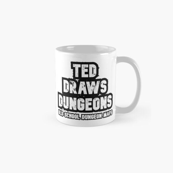 Ted Draws Dungeons Logo Classic Mug