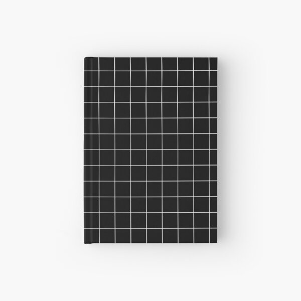 Black Grid Hardcover Journal