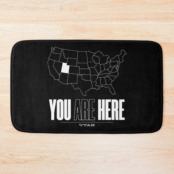 Item preview, You Are Here Utah - United States of America Travel Souvenir designed and sold by BlueRockDesigns.