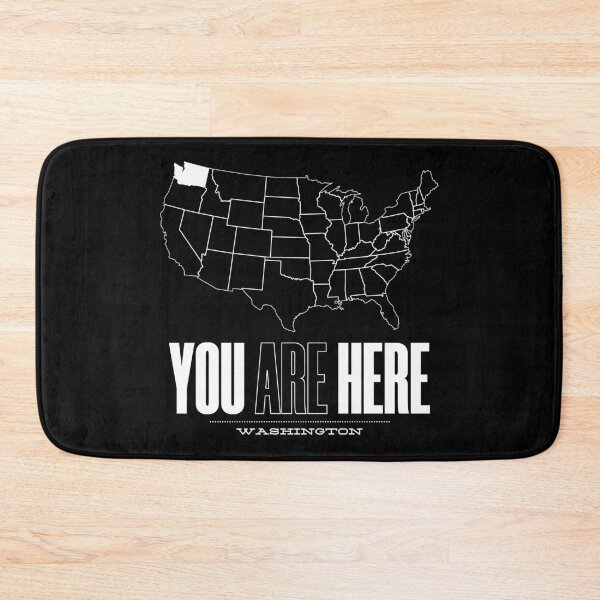 Item preview, You Are Here Washington - United States of America Travel Souvenir designed and sold by BlueRockDesigns.