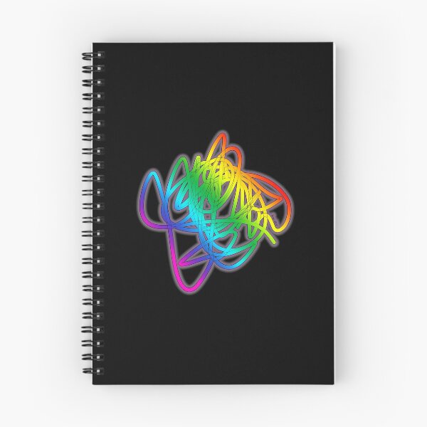 Item preview, Rainbow doodle neon! Modern abstract art - digital paint by Iona Art Digital designed and sold by IonaArtDigital.