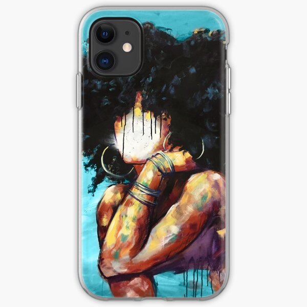 Natürlich II BLAU iPhone Flexible Hülle
