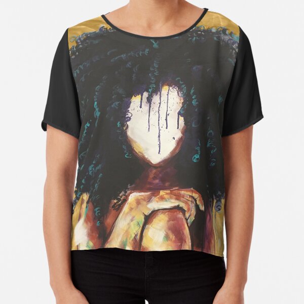 Naturally I GOLD Chiffon Top