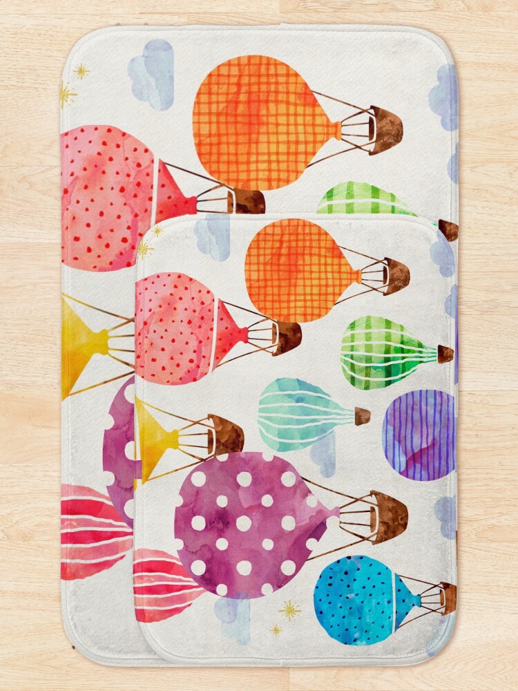 Alternate view of Hot Air Balloon Bath Mat