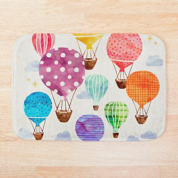 Hot Air Balloon Bath Mat