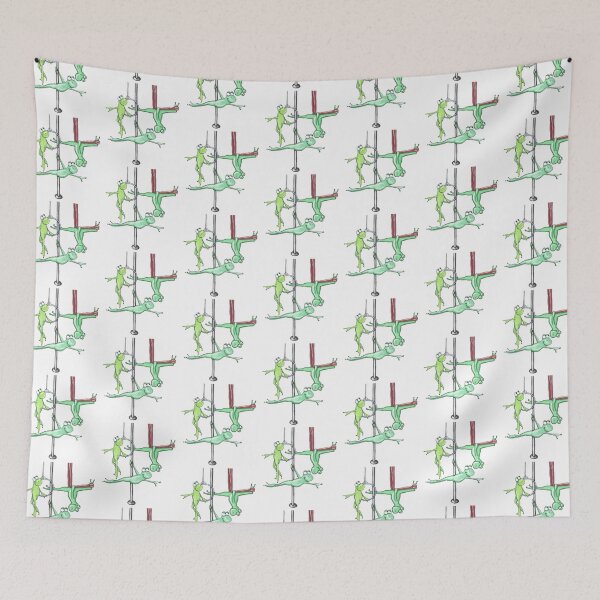 Item preview, Circus Frogs Aerialist Amphibians Print designed and sold by PonyPoison.