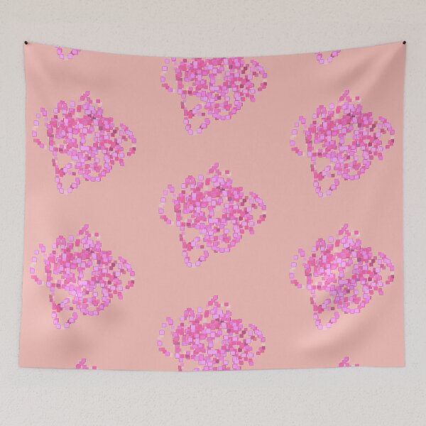 Item preview, Cubic pink doodle! Modern abstract art - digital paint by Iona Art Digital designed and sold by IonaArtDigital.
