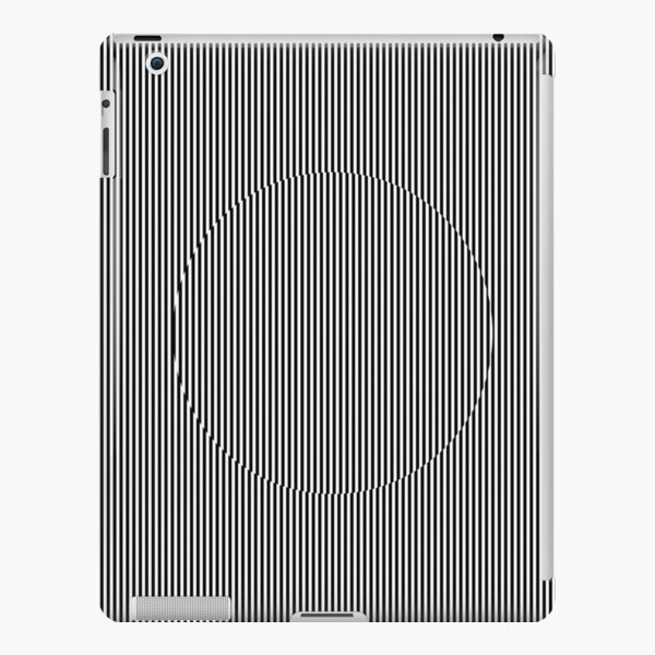 Optical art: flat parallel stripes create a moving circle iPad Snap Case