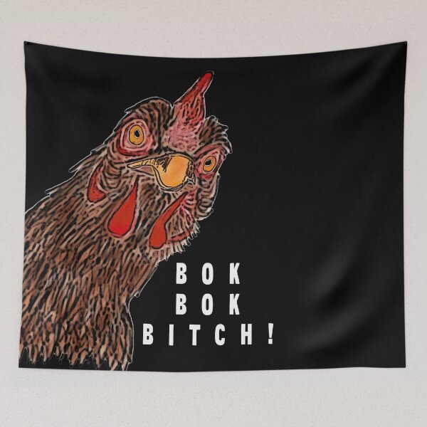 Item preview, Bok Bok Bitch Crazy Rich Badass Chickens Black  designed and sold by briana-rose.