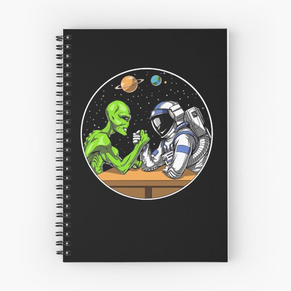 Item preview, Astronaut Alien Arm Wrestling designed and sold by underheaven.