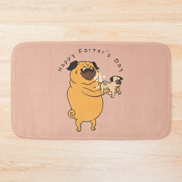 Item preview,  Happy Farter's Day Pug designed and sold by Huebucket.