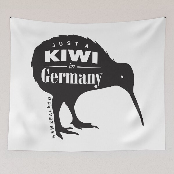 Item preview, Just a Kiwi in Germany, Black designed and sold by Kiwidom.