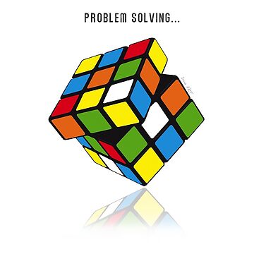 Artwork thumbnail, Rubik Cube solver! Modern abstract art - digital paint by Iona Art Digital by IonaArtDigital