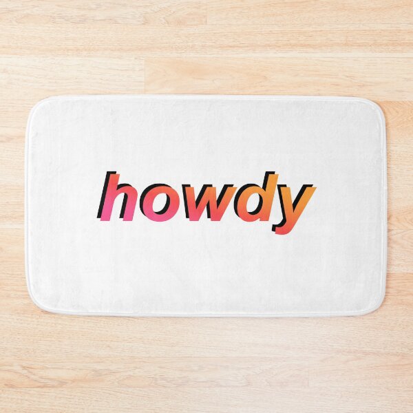 Item preview, howdy – red/orange designed and sold by dalvago.