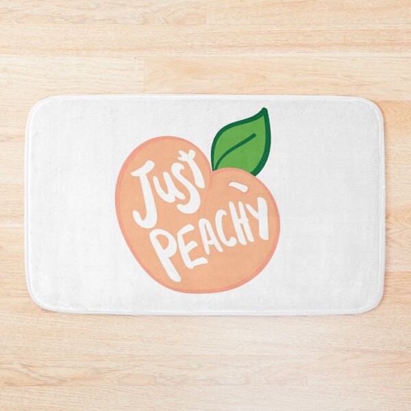 Just Peachy Bath Mat