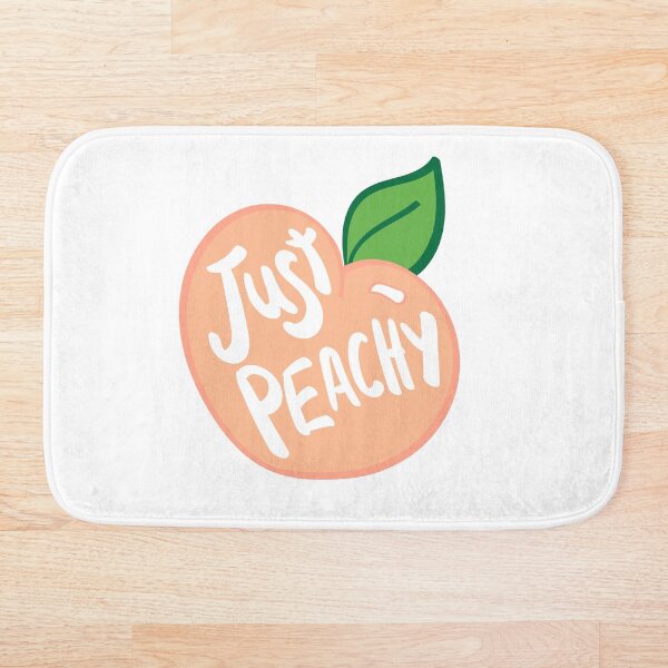 Just Peachy Bath Mat