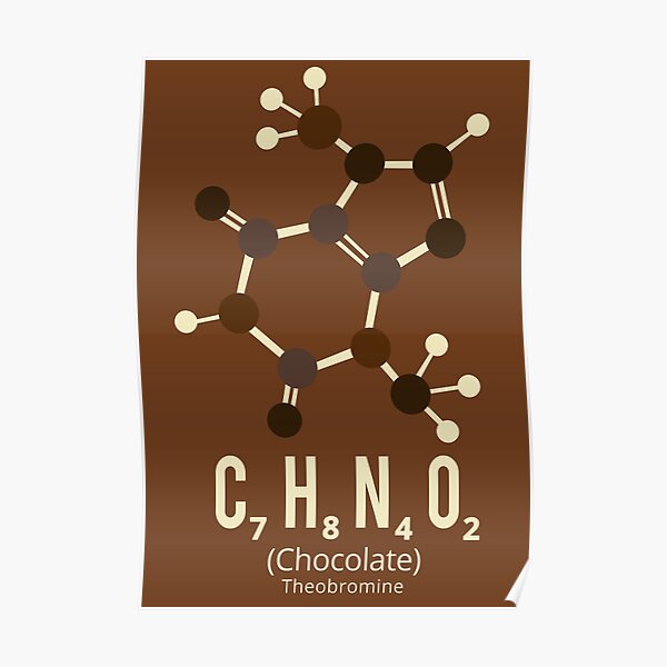 Chocolate molecule Poster