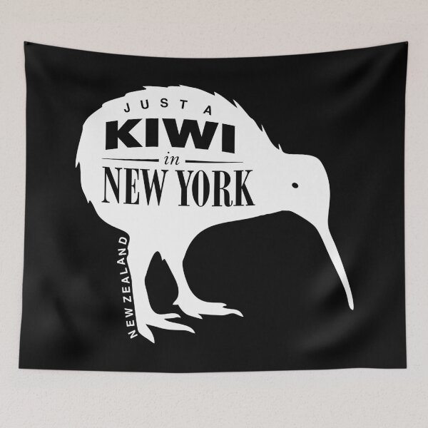 Item preview, Just a Kiwi in New York, White designed and sold by Kiwidom.