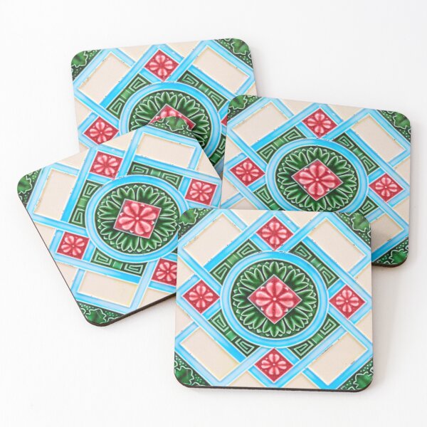 Item preview, Peranakan Floral Tile designed and sold by WheresMyMojo.