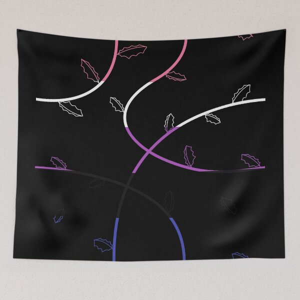 Item preview, Jagged Leaves, Genderfluid Pride Flag designed and sold by StephOBrien.
