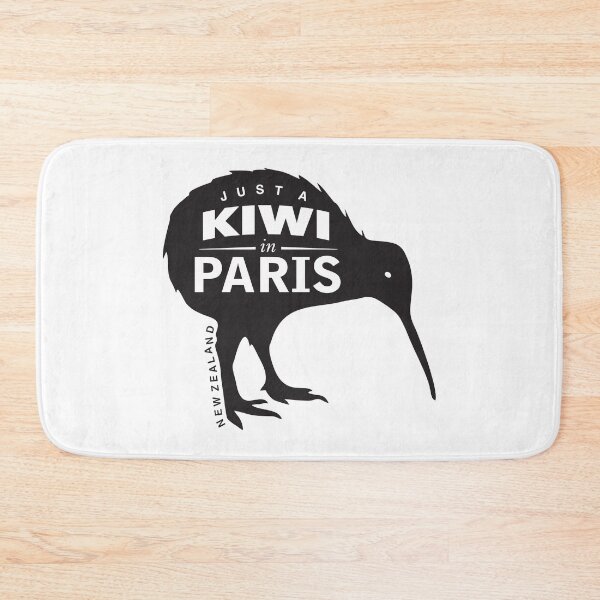 Item preview, Just a Kiwi in Paris, Black designed and sold by Kiwidom.