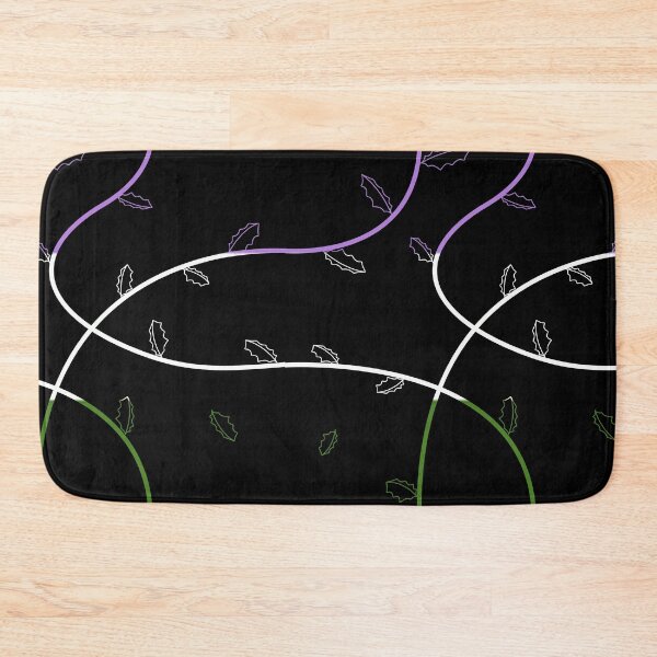 Item preview, Jagged Leaves, Genderqueer Pride Flag designed and sold by StephOBrien.