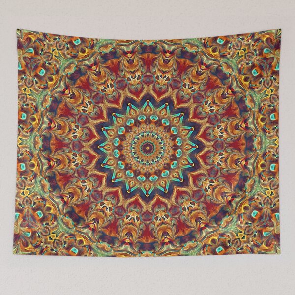 Item preview, Flower Of Life Mandala (Red Clay) designed and sold by Mandala Of Life.