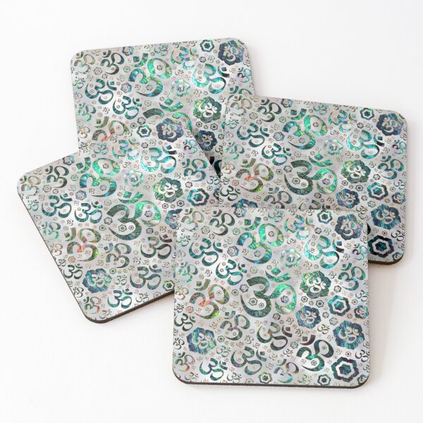 Item preview, OM symbol pattern -Abalone shell on pearl designed and sold by Nartissima.