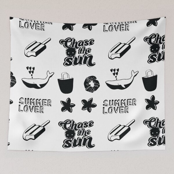 Item preview, Black Summer Lover Sticker Pack designed and sold by The-Goods.