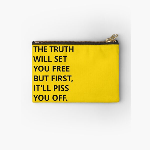 Item preview, The truth will set you free But first, it'll piss you off. designed and sold by mensijazavcevic.