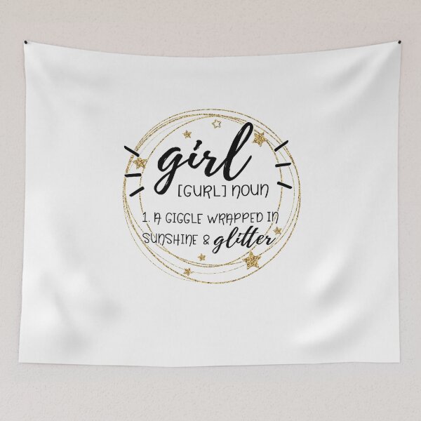 Item preview, Girl A Giggle Wrapped In Sunshine And Glitter Daughter  designed and sold by SilentEcho.