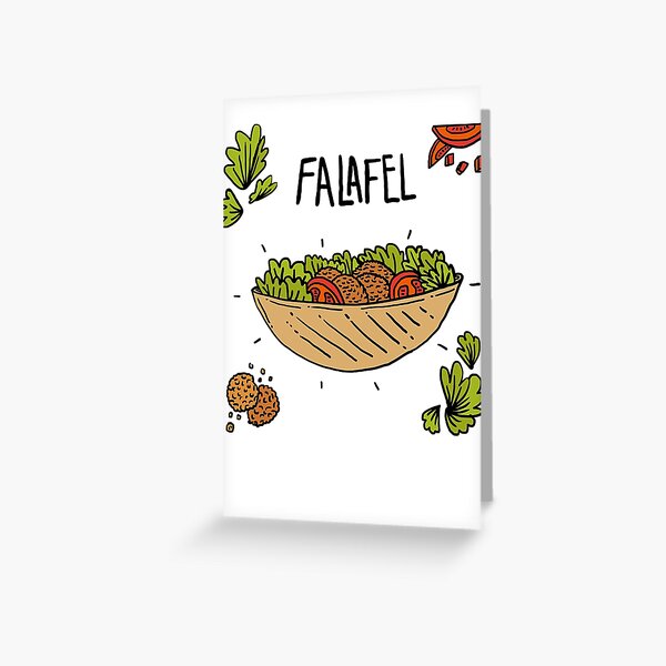Aperçu de l'œuvre Falafel Love créée et vendue par auradesign.