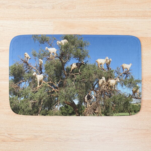 Item preview, goats in trees designed and sold by AHELENE.
