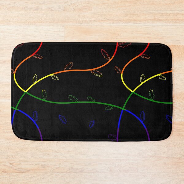Item preview, Jagged Leaves, LGBT Pride Flag designed and sold by StephOBrien.