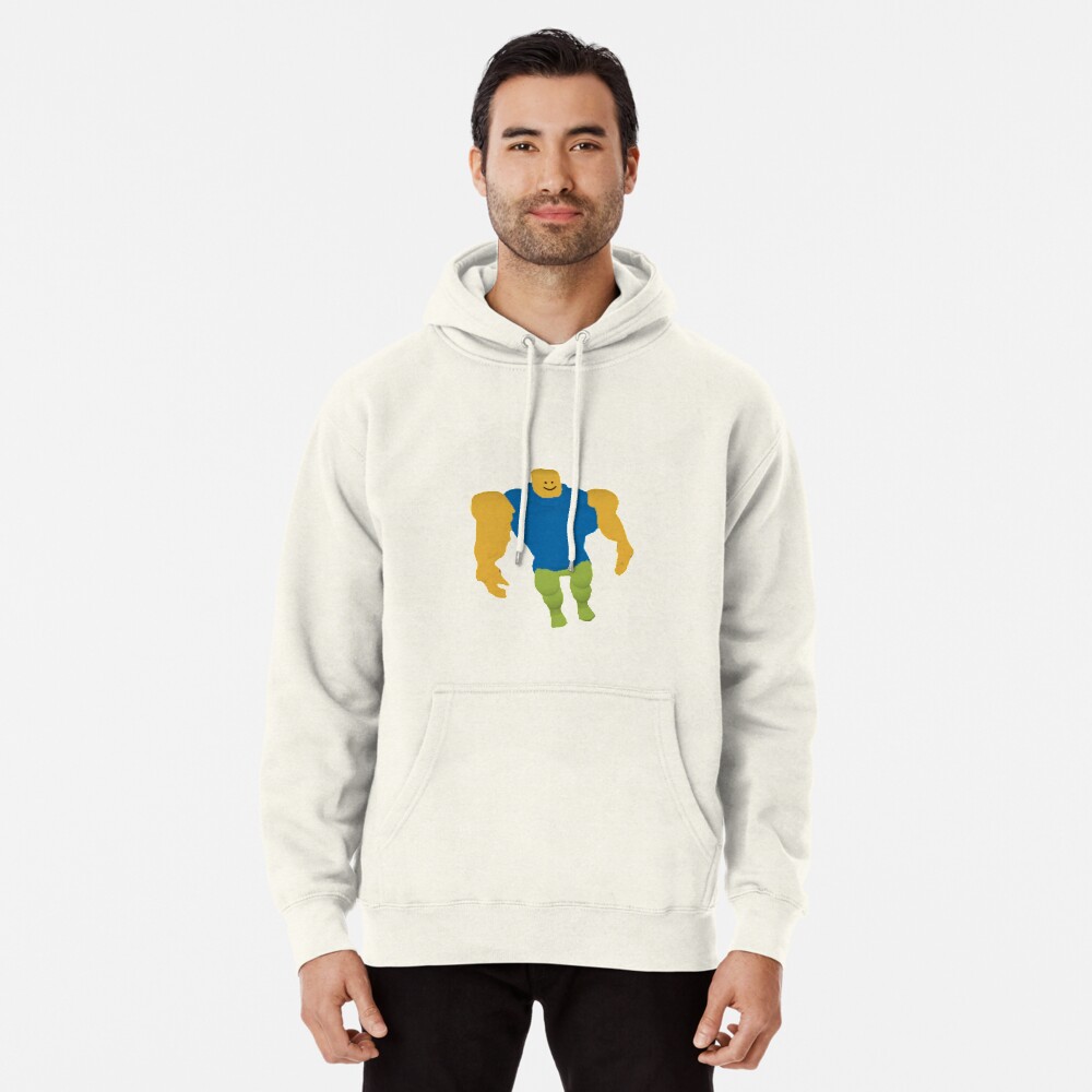 Thicc Roblox Meme Sticker Pullover Hoodie By Liushgirl Redbubble - memes hoodie roblox buxgg r