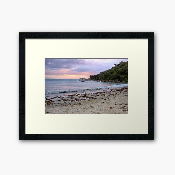 Sunrise at the Beach, Walkerville South, Victoria Framed Art Print