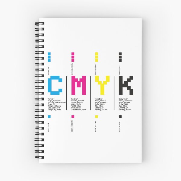 Item preview, CMYK Color Typography Typeface Prepress Graphic Design designed and sold by WheresMyMojo.