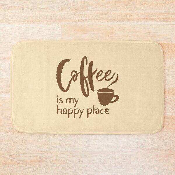Item preview, Coffee is my happy place designed and sold by jazzydevil.
