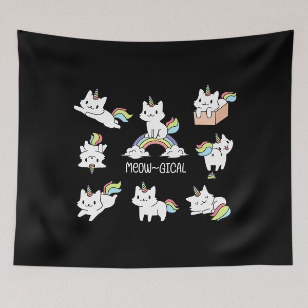 Item preview, Meowgical Caticorn - Magical Unicorn Cat Kitten designed and sold by PrintPress.